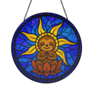 Sloth Stained Glass Suncatcher