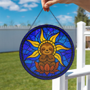 Sloth Stained Glass Suncatcher