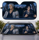 Smoker X Tashigi One Piece Car Auto Sunshades
