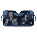 Smoker X Tashigi One Piece Car Auto Sunshades