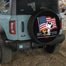 Snoopy American Flag 1776 Car Spare Tire Cover