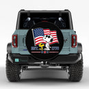 Snoopy American Flag 1776 Car Spare Tire Cover