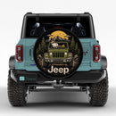 Snoopy Camping Jeep Car Spare Tire Cover