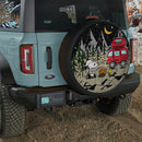 Snoopy Camping Night Sky Jeep Car Spare Tire Cover
