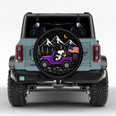 Snoopy Drive Purple Jeep Car Spare Tire Cover