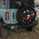 Snoopy Driving Red Jeep Car Spare Tire Cover