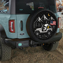 Snoopy Driving White Jeep Car Spare Tire Cover