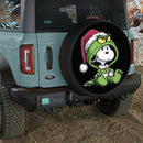 Snoopy in Grinch Suit Jeep Car Spare Tire Cover