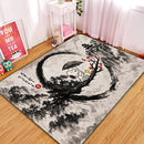 Snoopy Japan Ink Style Rectangular Area Rug