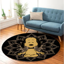 Snoopy Mandala Round Rug