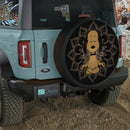 Mandala Meditating Snoopy Yoga Jeep Car Spare Tire Cover
