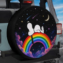 Snoopy Sleep Under The Sky Star Car Spare Tire Cover