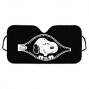 Snoopy Zip Custom Car Windshield Sunshades