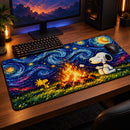Snoopy x Woodstock Stary Night Desk Mat