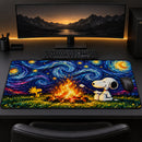 Snoopy x Woodstock Stary Night Desk Mat