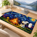 Snoopy x Woodstock Stary Night Desk Mat