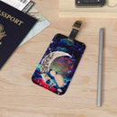 Snorlax Pokemon Sleep Love You To The Moon Galaxy Luggage Tag