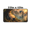 Snorlax and Gyarados Pokemon Desk Mat