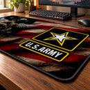 Soldier US Army American Flag Desk Mat