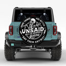 Some Things Are Better Unsaid Car Spare Tire Cover
