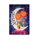 Son Goku And Chi Chi Love You To The Moon And Back Jigsaw Puzzle