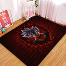 Goku Ultra Instinct Break Wall Rectangular Area Rug