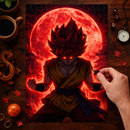 Son Goku Dragon Ball Moonligh Jigsaw Puzzle
