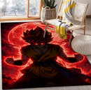 Son Goku Dragon Ball Moonlight Rectangular Area Rug