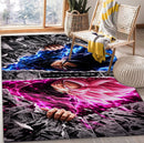 Goku Black Rose Manga Rectangular Area Rug