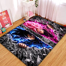 Goku Black Rose Manga Rectangular Area Rug