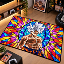 Goku MUI Stained Glass Rectangular Area Rug