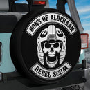 Sons Of Alderaan Rebel Scum Skull Car Spare Tire Cover