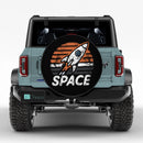 Space Vintage Jeep Car Spare Tire Cover