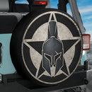 Spartan Helmet Star Symbol Logo Car Spare Tire Cover