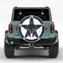 Spartan Helmet Star Symbol Car Spare Tire Cover