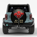 Spider Man Zip Get In Shit Down Shut Up Hold On Car Spare Tire Cover