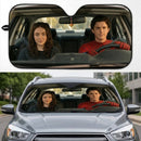 Peter and Jean Grey Drive Custom Car Windshield Sunshades