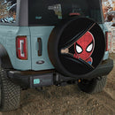 Cute Spiderman Unzipped Jeep Car Spare Tire Cover