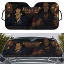 Spike Spiegel x Jet Black Cowboy Bebop Car Auto Sunshades
