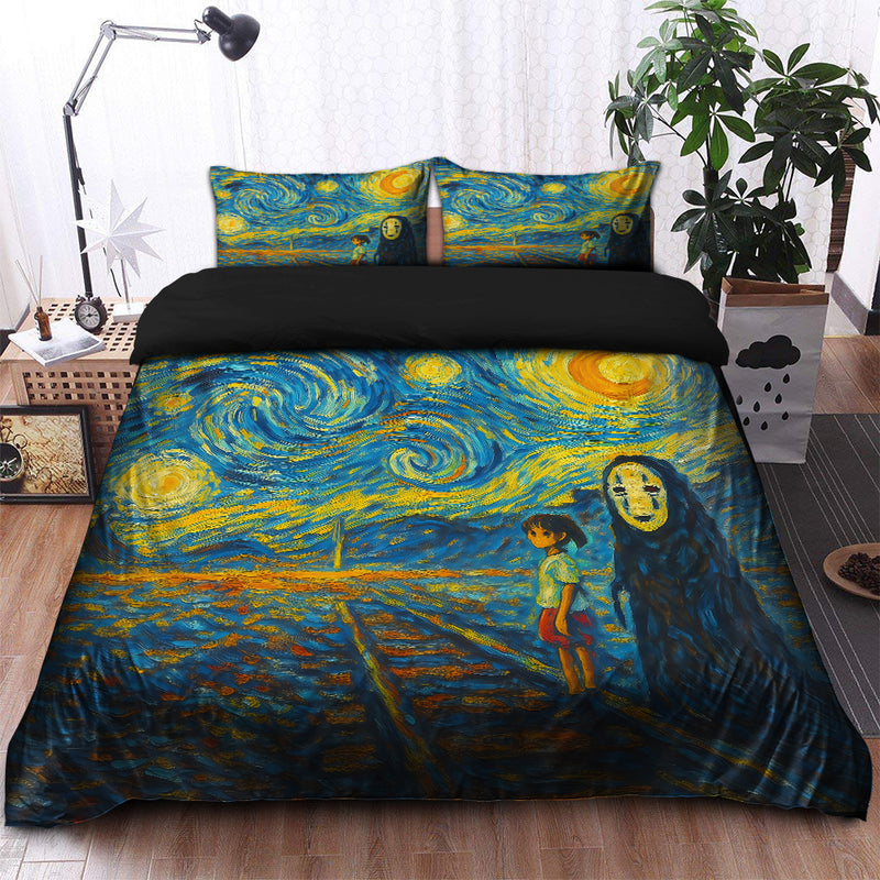 Spirited Away Starry Night Bedding Set
