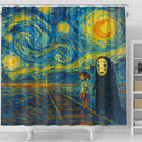 Spirited Away Starry Night Shower Curtain