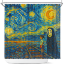 Spirited Away Starry Night Shower Curtain