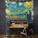 Spirited Away Starry Night Tapestry