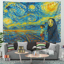 Spirited Away Starry Night Tapestry