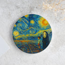 Spirited Away Starry Night Wood Decor Coaster - Gift Idea