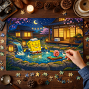 SpongeBob Enjoy Onsen Jigsaw Puzzle
