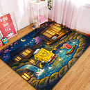 SpongeBob Enjoy Onsen Rectangular Area Rug