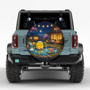 SpongeBob Enjoy Onsen Spare Tire Cover