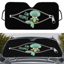 SpongeBob SquarePants Peeking Zip Custom Car Windshield Sunshades