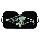 SpongeBob SquarePants Peeking Zip Custom Car Windshield Sunshades